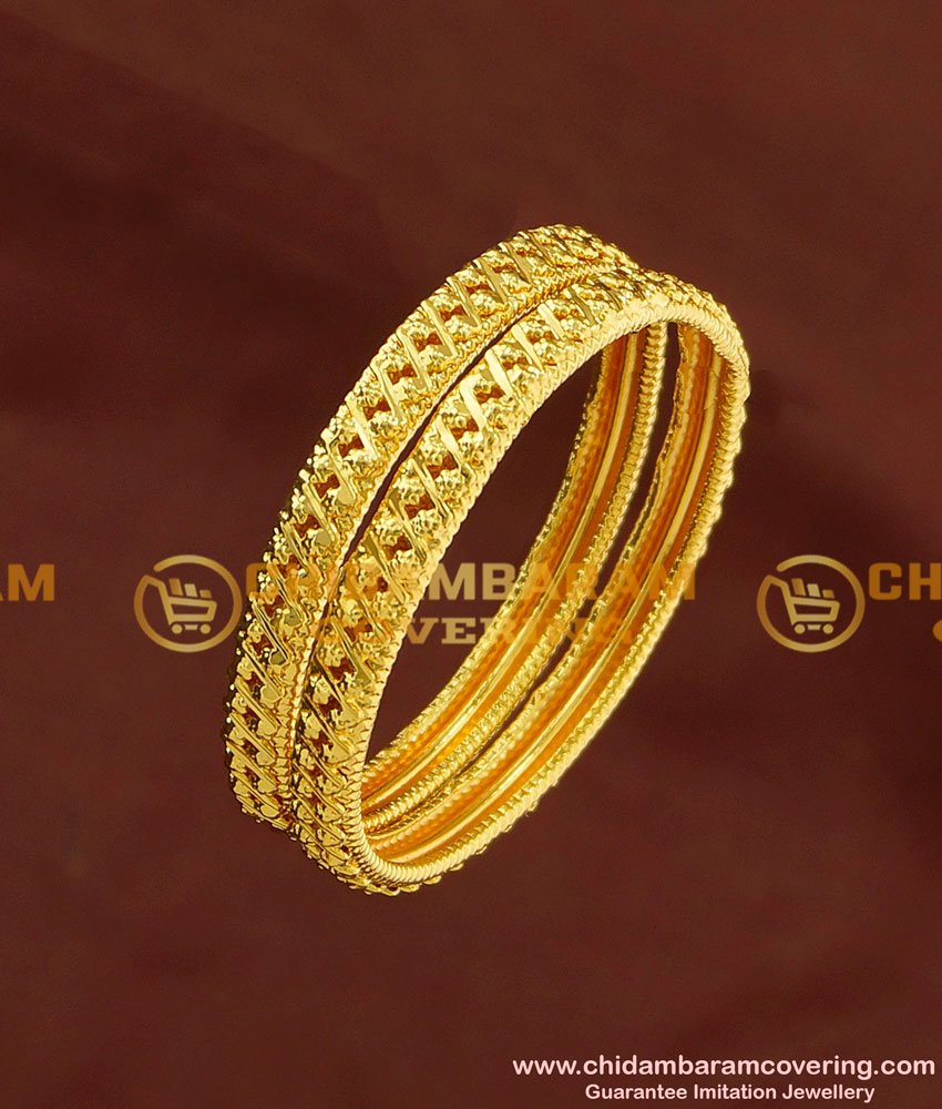 KBL027 - 1.10 Size Latest Baby Gold Bangles Design Guarantee Bangles Buy Online