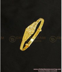 KBL033 - 1.10 Size One Gram Gold Stylish Adjustable Bracelet for Boy Baby