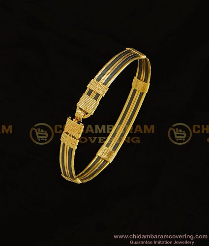 KBL037 - 1.08 Size Gold Plated Anaval Bracelet Design Elephant Hair | Yanai Mudi Bangles for Babies