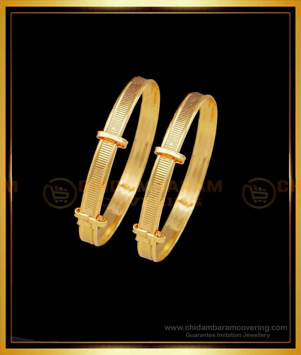 Gold Baby Bangle Designs - South India Jewels