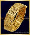 KBL046 - 1.14 Size Latest Gold Plated Real Gold Look Screw Open Single Kada Baby Bangles