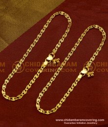 ANK023 - Latest Light Weight Thin Single Line Anklet Design for Girls 