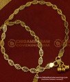 ANK038 - 10.5 Inch Fashionable Designer Gold Design Bridal Anklet Collections Gold Plated Jewelry