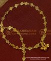 ANK044 - 10.5 Inch South Indian Gold Plated Guaranteed Anklet Payal Design for Girls