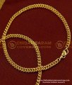 ANK052 - 9.5 Inches One Gram Gold Plated Thick Gold Chain Anklet Padasaram Design Buy Online