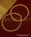 ANK053 - 10.5 Inch Real Gold Design Anklet Golden Beads Gold Plated Covering Payal Online Shopping