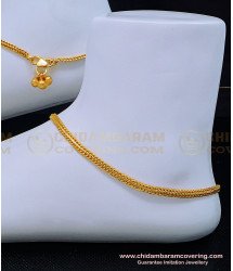 ANK091 - 10.5 Inches Latest Padasaram Gold Models Kolusu Gold Plated Jewellery Online 