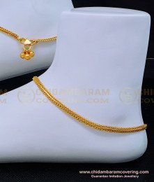ANK091 - 9.5 Inches Latest Padasaram Gold Models Kolusu Gold Plated Jewellery Online 