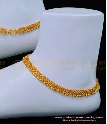 ANK107 - 9.5 Inches Real Gold Design Gold Beads Bridal Wear Gold Covering Thanga Kolusu Design Buy Online