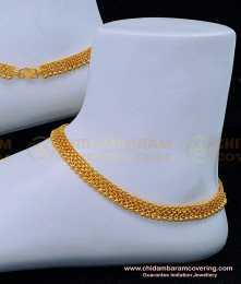 ANK107 - 11.5 Inches Real Gold Design Gold Beads Bridal Wear Gold Covering Thanga Kolusu Design Buy Online