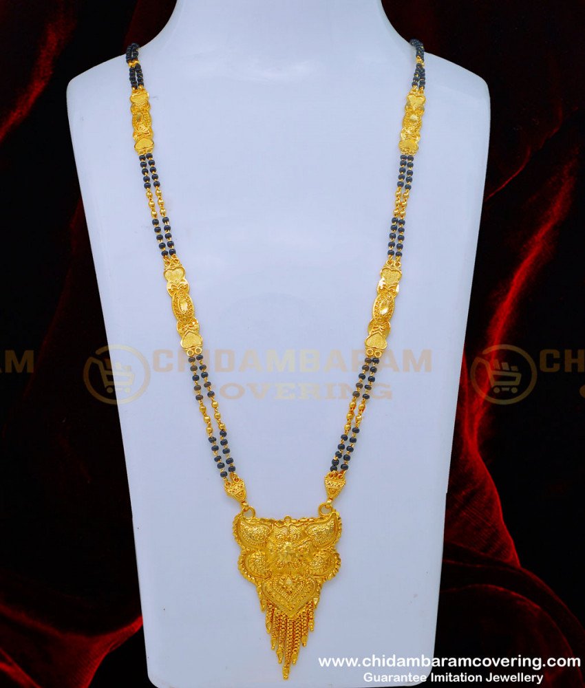 BBM1034 - 30 Inches Forming Gold 2 Line North Indian Mangalsutra Design Buy Online