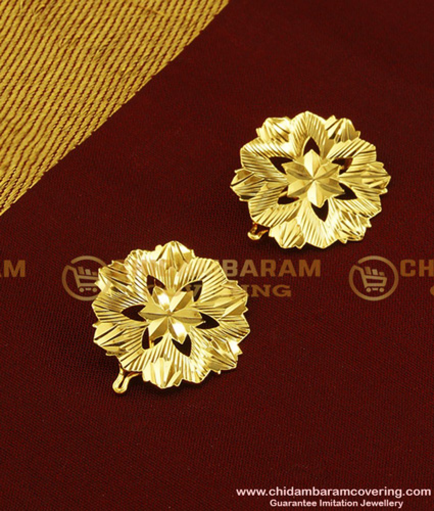 MAT106 - Indian Hair Jewellery Gold Design Guaranteed Hair Clips Flower Bridal Hair Accessories Online