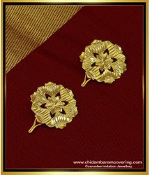 MAT125 - Indian Hair Jewellery Gold Look Guaranteed Hair Clips Flower Design Bridal Hair Accessories Online