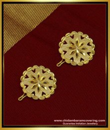 MAT127 - Elegant Flower Design One Gram Gold Bridal Wear Hair Clips Hair Ornaments for Women 
