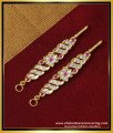  matilu design, one gram gold jewellery, champaswarlu, ear chain, Straight Mattal,