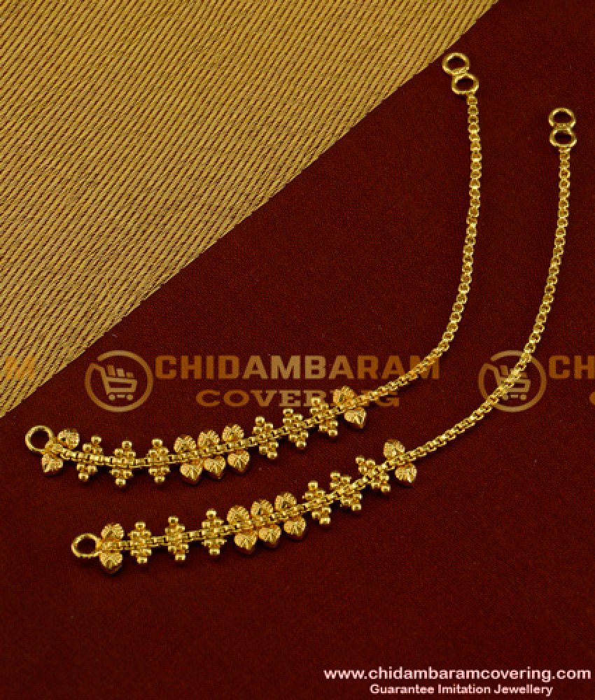 MAT19 - Gold Design Matilu For Earring |South Indian Ear Mattal Matching Wedding Jewellery