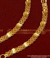 MAT49 - One Gram Gold Heart Design Short Ear Chain Mattal Latest Bridal Traditional Designs Jewellery Online