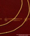 MAT50 - Gold Plated Simple Light Weight Flexible Thin Ear Chain Suththu Maatal Designs Online