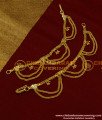 MAT68 - Bridal Wear Double Chain Heart Model Side Hook Type Ear Chain Design Latest Champaswaralu Gold Design Online