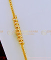 MCHN270 - Trendy Gold Plated Thali Kodi Chain Ad Spiral Design Mugappu Chain Indian Imitation Jewellery