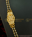 MCHN294 - Impon Lakshmi Mugappu with Chidambaram Covering Double Line Pearl Mugappu Chain Online Shopping 