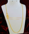 MCHN311 - 30 Inches Gold Design Full White Stone Impon Mugappu Chain Best Price Online 