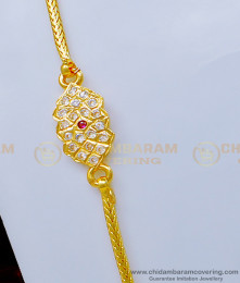 MCHN370 - Gold Design 1 Gram Daily Use Impon Thali Kodi Mugappu Chain for Women   