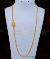 MCHN416 - Real Gold Design White Stone Lakshmi Mugappu Chain with Thali Kodi for Women 