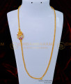 MCHN418 - Beautiful White and Ruby Stone Lakshmi Pendant Mugappu Thali Design for Ladies 