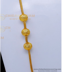 MCHN510 - Gold Plated Jewellery Mugappu Design Without Stone