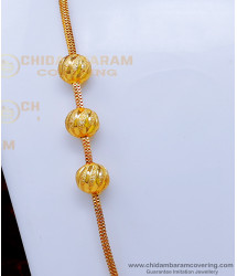 MCHN511 - Mugappu Thali Chain Gold Design with Box Chain Online