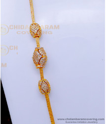 MCHN524 - Attractive Diamond Mugappu Thali Chain for Women