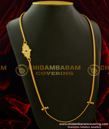 THN30-LG - 30 Inches Long Impon Gold Plated Screw Fitted Mugappu Chain Buy Online