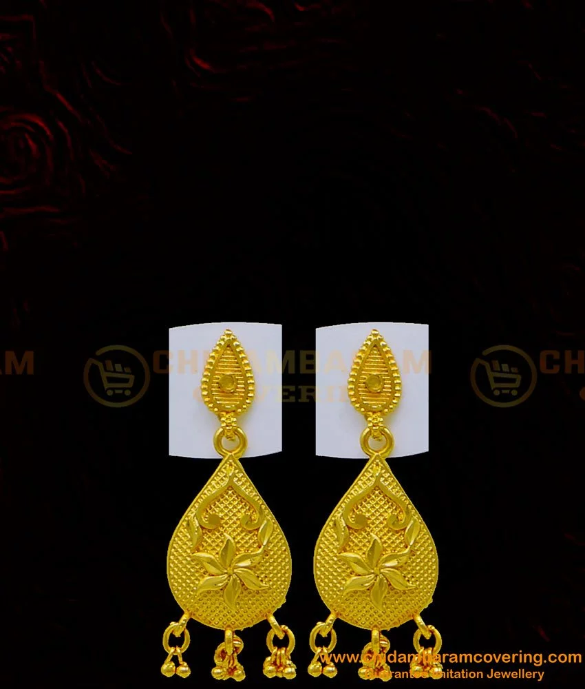 Gold Earrings Amazing Style and Design - Dishis jewels