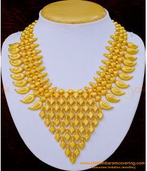 Nlc1056 - Buy Gold Inspired One Gram Gold Necklace Kerala Bridal Jewellery Online