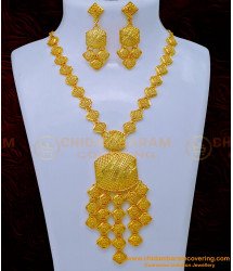 NLC1109 - Latest Dubai Jewellery Light Weight Dubai Gold Necklace Design Online 