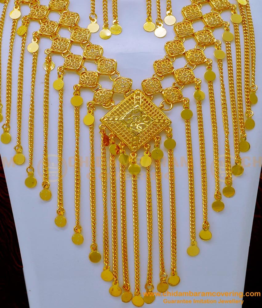 marriage arabic gold necklace designs, arabic gold long necklace designs, Arabic Jewellery Design, Arabic gold jewellery designs, 