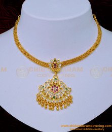 NLC1111 - Traditional Five Metal Jewellery Impon Attigai South Indian Imitation Jewellery  