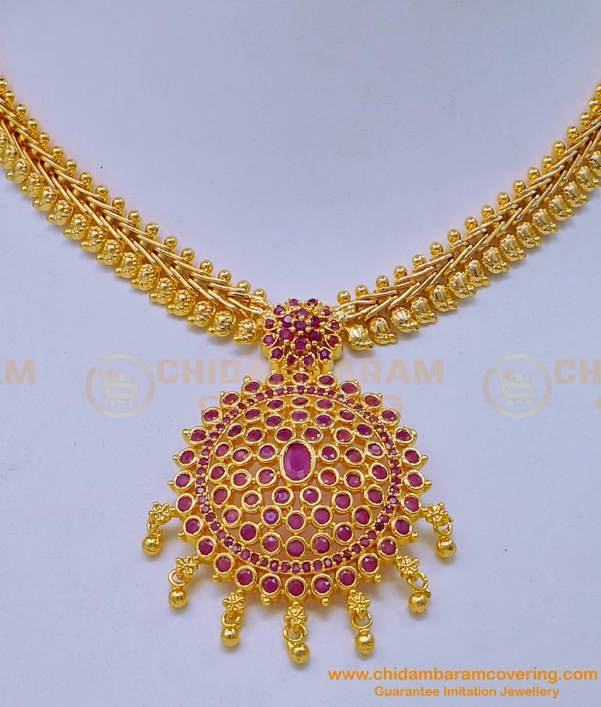 necklace designs gold new model, necklace designs gold, women necklace designs, one gram gold necklace designs with price, attigai necklace 