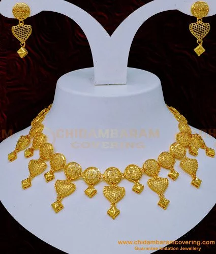 Light Weight Bridal Necklace | Light Weight Jewellery- Kalyan