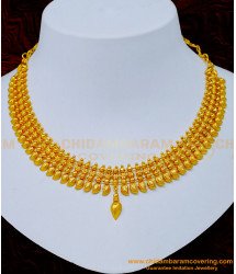 NLC1172 - Bridal Gold Mango Necklace Design Kerala Jewellery Online