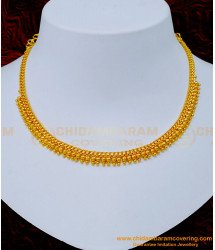 NLC1173 - Simple Necklace Design Gold Plated Jewellery Online