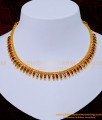 Attractive Red Stone Gold Plated Stone Necklace Designs