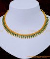 Emerald Stone Gold Plated Necklace for Wedding