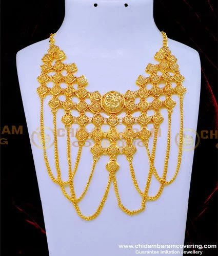 Buy Latest One Gram Gold Necklace Designs for Wedding