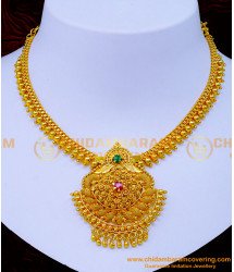 NLC1220 - Real Gold Look 1 Gram Gold Necklace Online Shopping