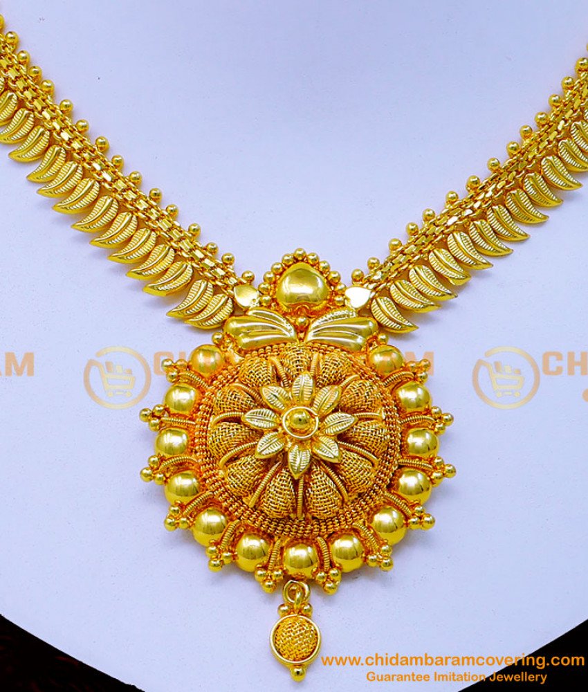 One gram gold necklace design, 1 gram gold necklace with price, 1 gram gold necklace online shopping, One gram gold necklace designs with price