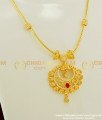 NLC278 - Latest Collection Party Wear CZ Stone Necklace Design One Gram Gold Necklace Online
