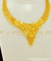 NLC298 - Buy Gold Forming Necklace Design In 2 Gram Gold Plated Forming Necklace and Earring Set Buy Online