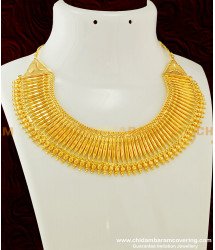 NLC316 - Wedding Collections Kerala Gold Necklace Design Guaranteed Artificial Jewellery Online  